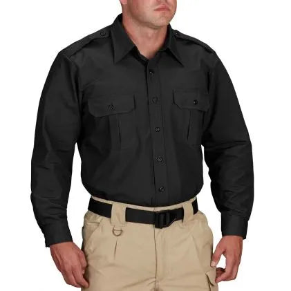 Propper Tactical Dress Shirt - Long Sleeve  (Black)