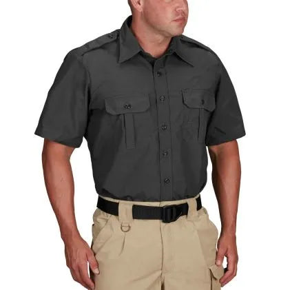 Propper Tactical Dress Shirt - Short Sleeve  (Dark Grey)