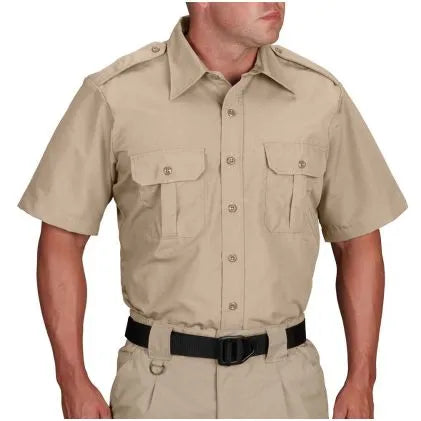 Propper Tactical Dress Shirt - Short Sleeve  (Khaki)