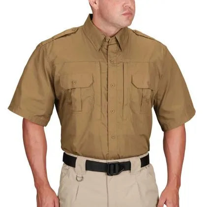 Propper Men's Tactical Shirt - Short Sleeve  (Coyote)