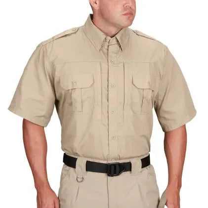Propper Men's Tactical Shirt - Short Sleeve  (Khaki)