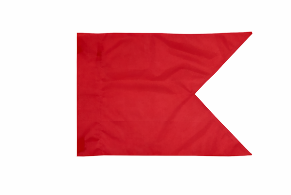 Custom Guidon Flag Double Sided Embroidered (Quick 2-3 Month ETA)