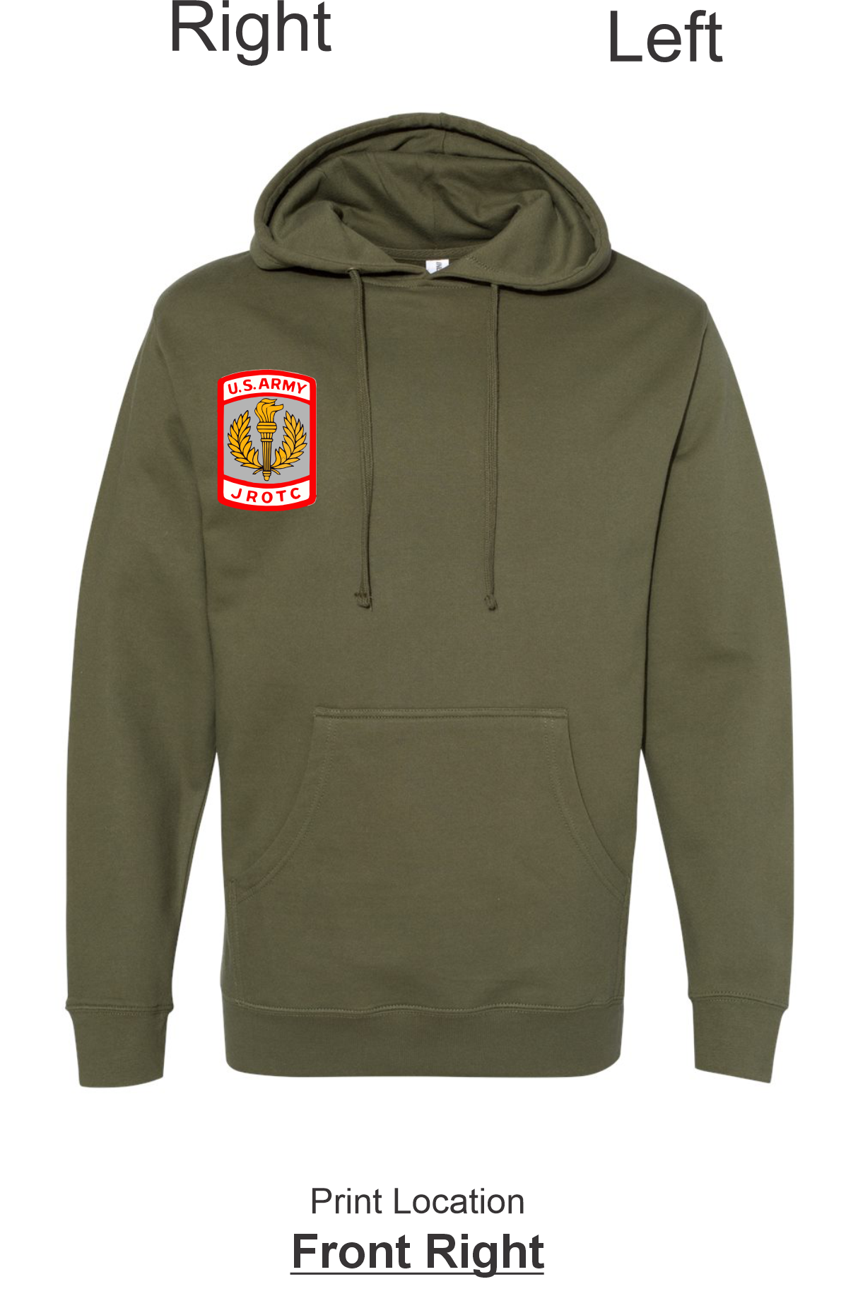 Unisex Midweight Hooded Sweatshirt