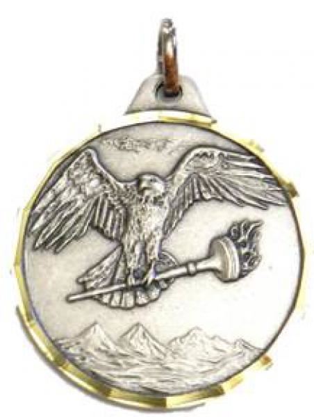 E-Series Medal - Silver Eagle w/ Torch