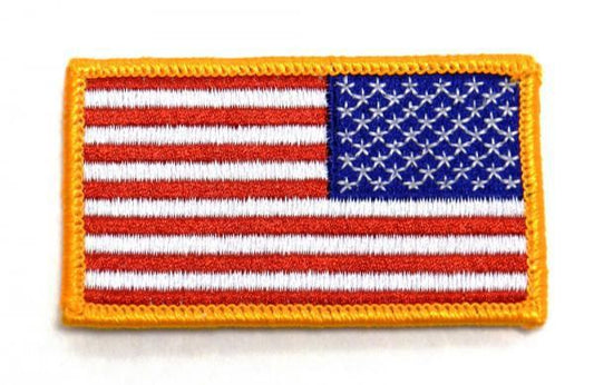 Reverse US Flag Patch w/ Velcro