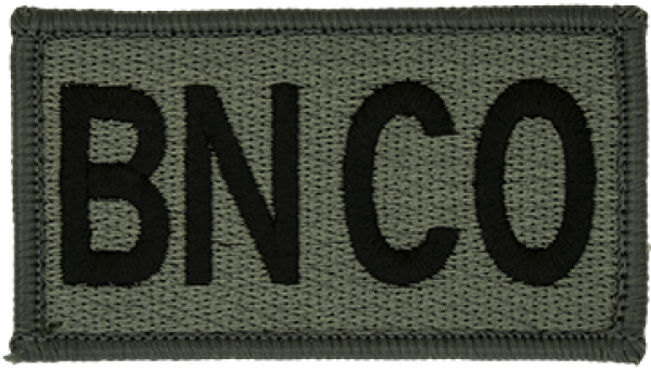 Leadership Patch 'BNCO' ACU w/ Hook Fastener