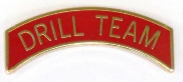 Arc Drill Team Scarlet Red Pin