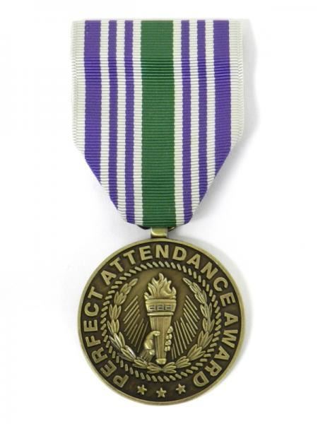 N-SERIES - Perfect  Attendance Award Medal & Drape Set  (N-1-4)