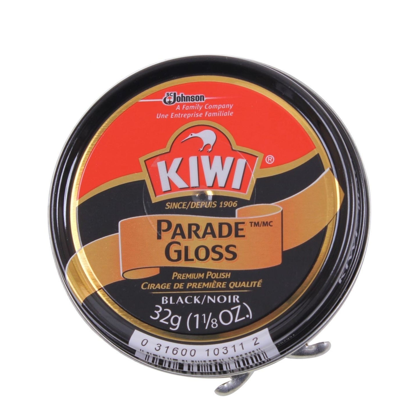 Kiwi Black Parade Gloss 1 1/8 oz. Shoe Polish, (5 Per Pack)