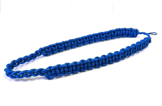 Shoulder Cord - Medium Blue Button Loop