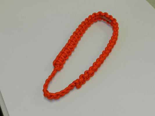 Shoulder Cord - Orange Box Braid w/Pin