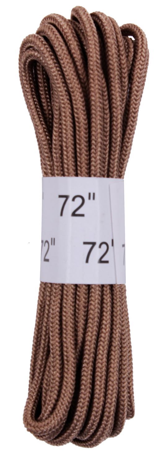 Coyote Brown Boot Laces 72" (1 Pair)