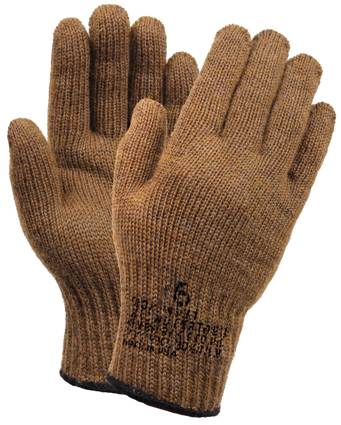 Tactical G.I. Glove Liners Color : Coyote Brown, Size : 3 (5 per pack)