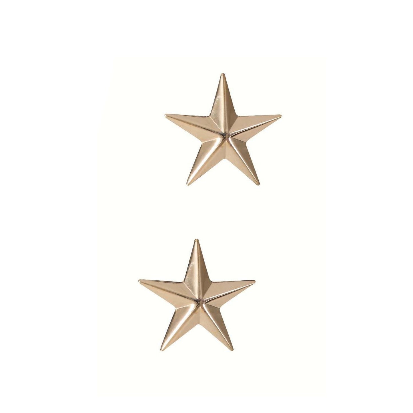 Brigadier General Insignia Stars Color : Gold (5 per pack)