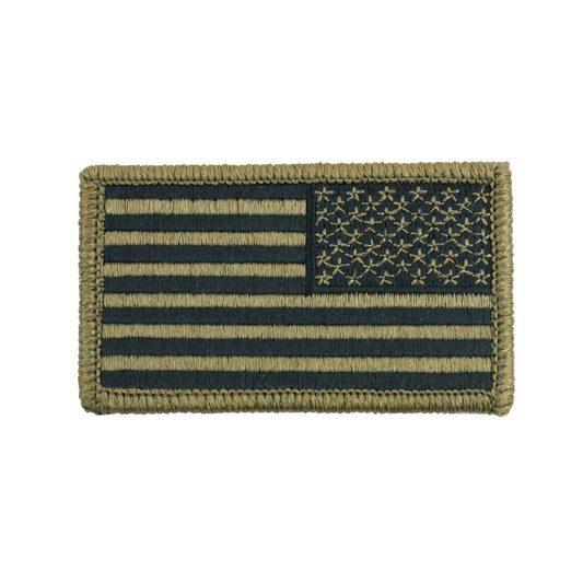 OCP American Flag Patch With Hook Back Orientation : Reverse (10 per pack)