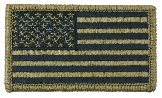 OCP American Flag Patch With Hook Back Orientation : Normal (10 per pack)