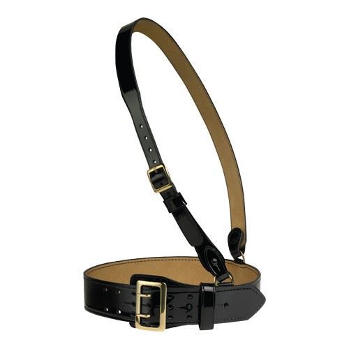 Sam Browne Fully Lined  Waist Belt with Right Shoulder Strap