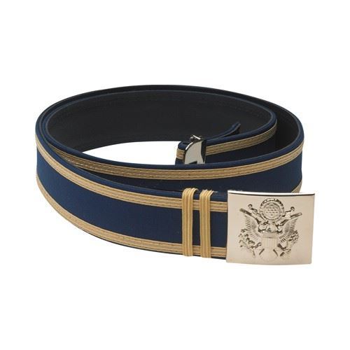 Army Ceremonial Belt with US Coat of Arms Emblem Buckle