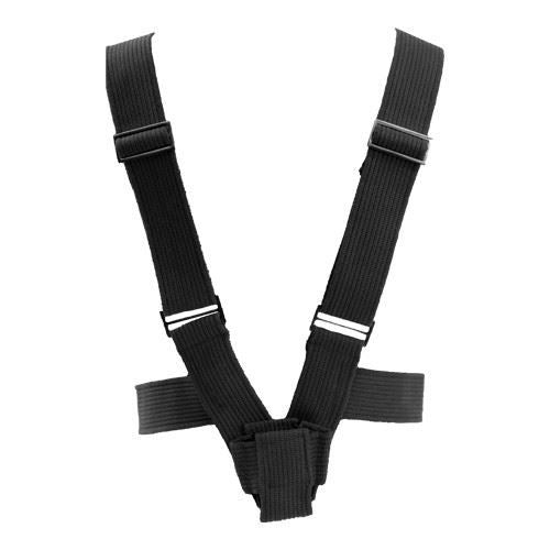 Flag Carrier, Double Strap, Black Web Harness, Cloth Cup