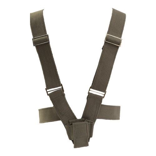 Flag Carrier, Double Strap, Olive Drab Web Harness, Cloth Cup