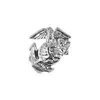 Ribbon Device - Marine Corps JROTC Emblem, Silver