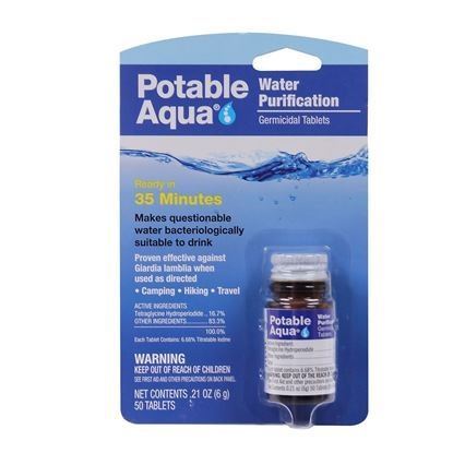 Tactical Potable Aqua Water Purification Tablets (5 per pack)