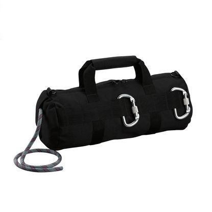 Tactical Black Stealth Rappelling Bag, 1 Ea.