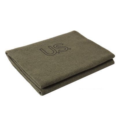 Tactical U.S. Wool Blanket- Olive Drab.