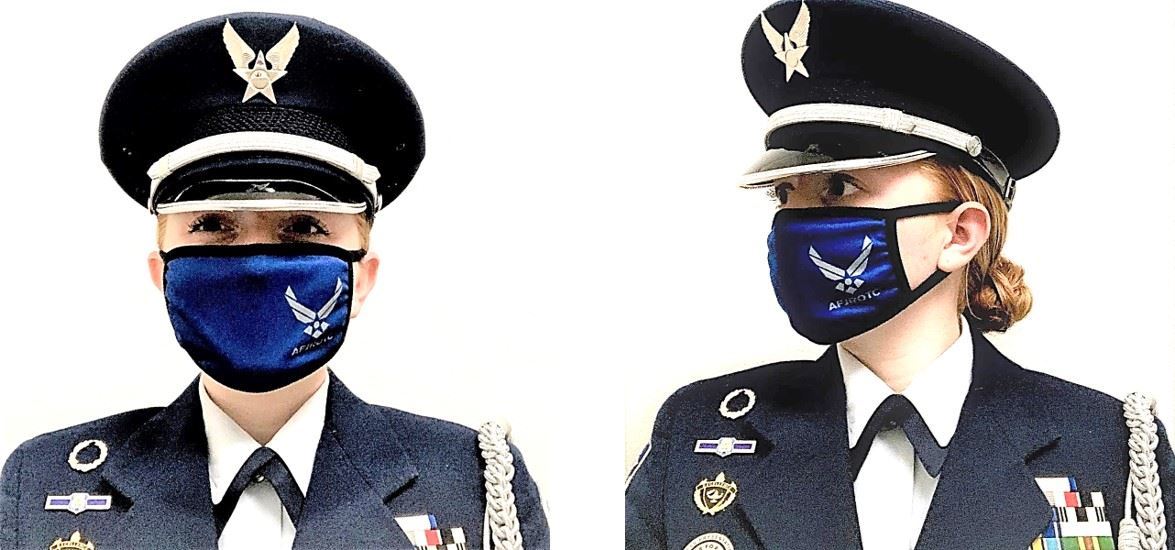 AFJROTC Blue Face Mask w/  Logo