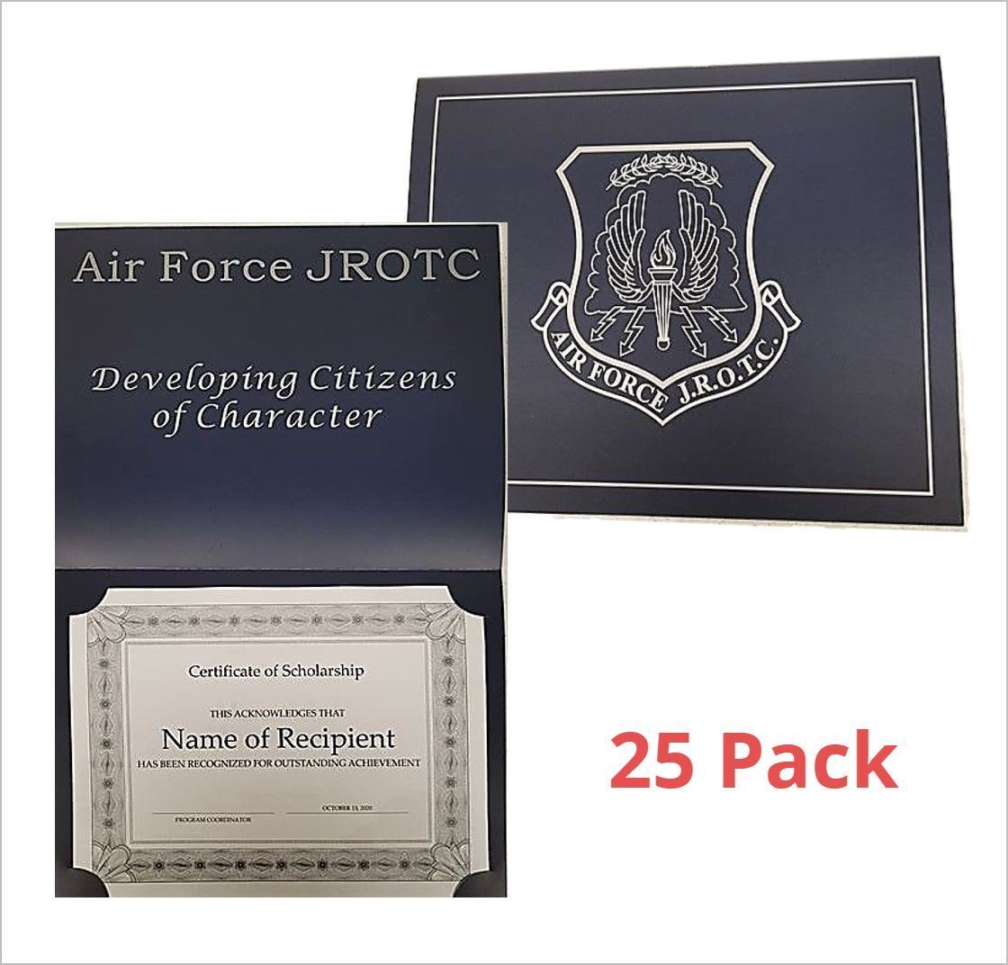 Air Force Certificate Holder  (25 Pack)