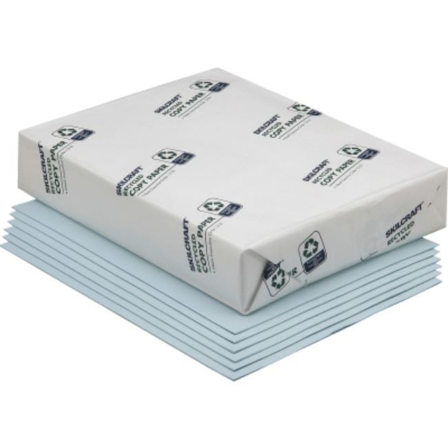 COPY PAPER, 8-1/2 X 11, 20LB, BLUE, 5000ct SHEETS/BOX  (1 per pack)