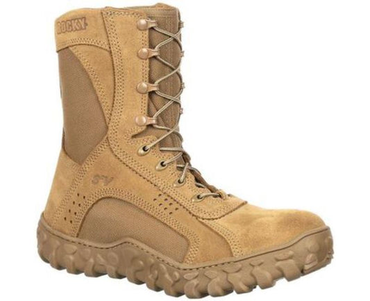 ROCKY S2V STEEL TOE TACTICAL MILITARY BOOT, COYOTE BROWN