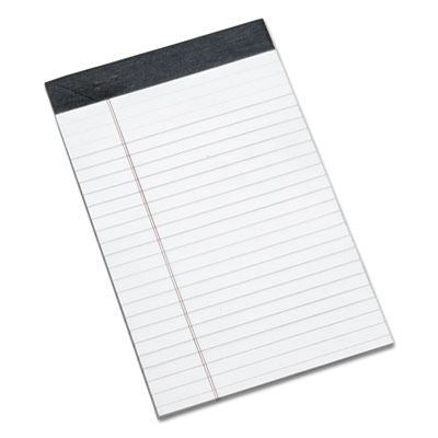 LEGAL RULED PAD, PERFORATED, 5 X 8, WHITE, 50 SHEETS (5 DOZEN PER PACK)