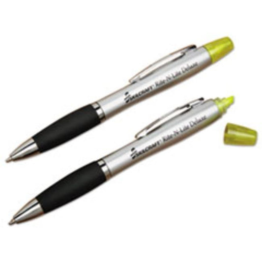 RITE-N-LITE DELUXE, PEN/YELLOW HIGHLIGHTER, (5 DOZEN PER PACK)