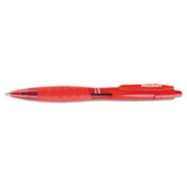 VISTA BALLPOINT RETRACTABLE PEN, RED INK, BOLD, (5 DOZEN PER PACK ...
