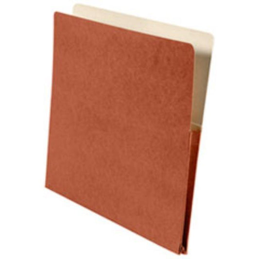 ACCORDION-STYLE FILE JACKET WITH 7/8 INCH EXPANSION, LETTER, RED (15 per pack)