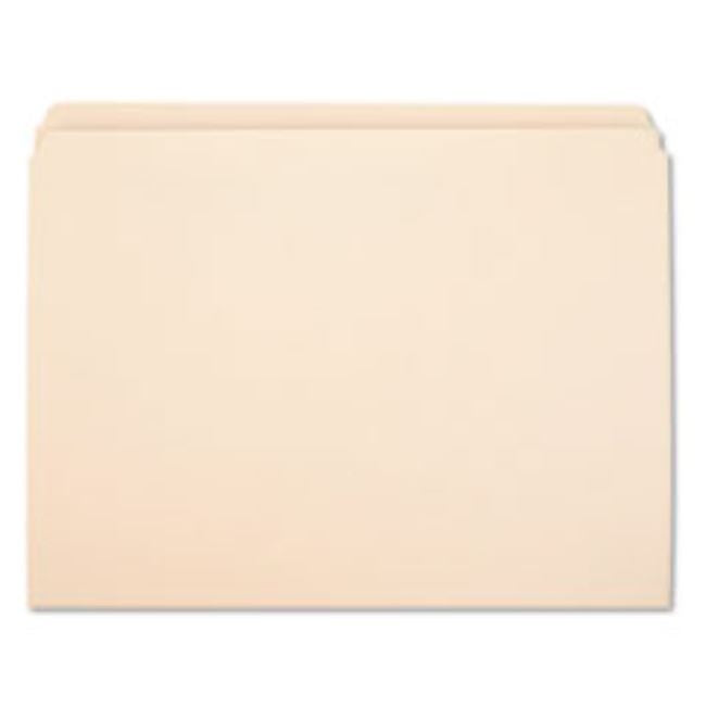 Regular Folder LIGHT-DUTY FILE FOLDER, STRAIGHT CUT, LETTER, MANILA, 100ct (5 boxes p ...