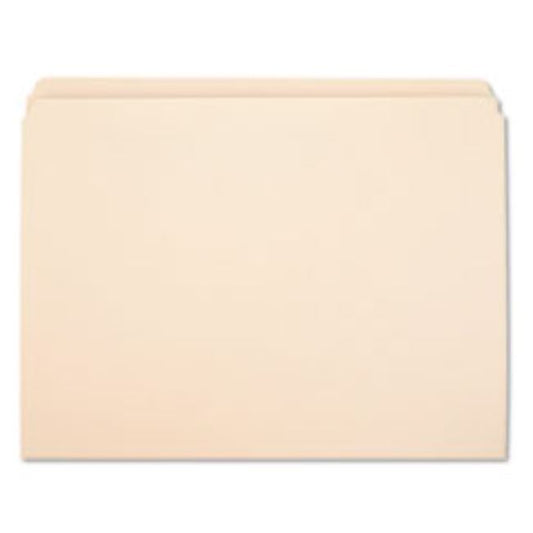 LIGHT-DUTY FILE FOLDER, STRAIGHT CUT, LETTER, MANILA, 100ct  (5 boxes per pack)