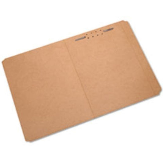 MEDIUM-DUTY FLDR, FASTENER, STRAIGHT CUT, LTR, BROWN, 100CT/BOX