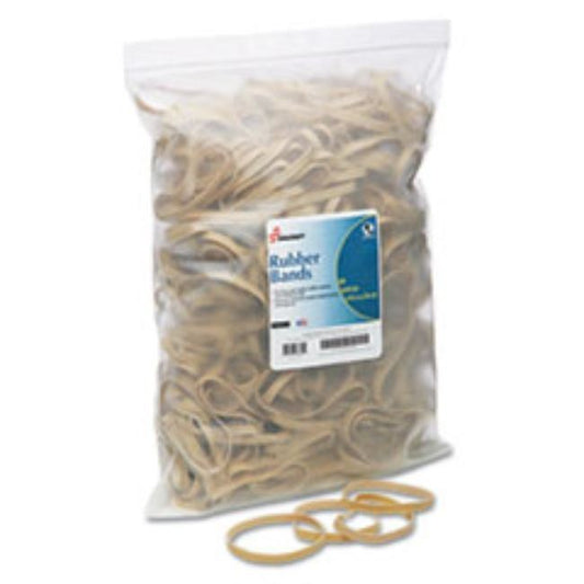 RUBBER BANDS, SIZE 64, 3-1/2 X 1/4, 400ct BANDs, Beige Color (10 bags per pack)