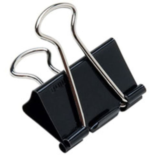 BINDER CLIP, TEMPERED STEEL WIRE, 1/2" CAPACITY, 12ct BOX (20 boxes per pack)