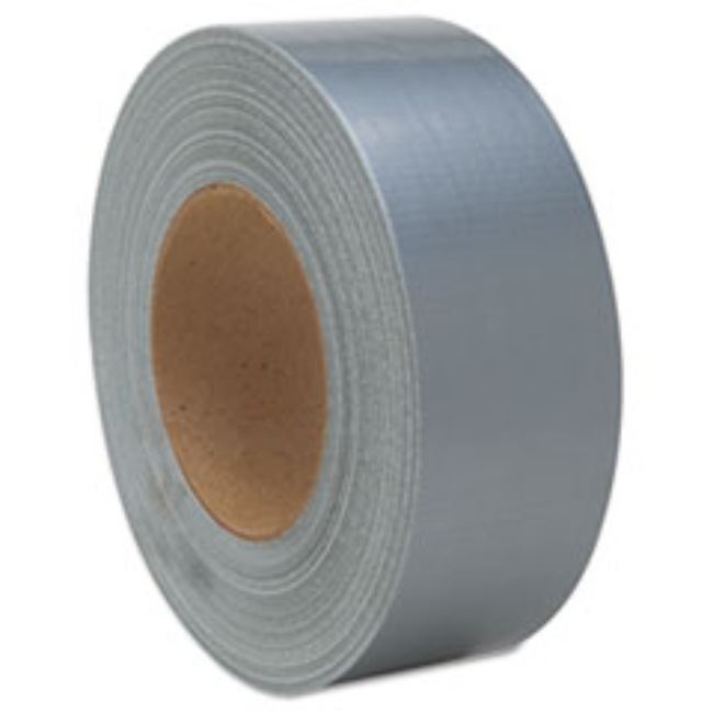 SILVER DUCT TAPE, 100% POLY CLOTH, 3" CORE, 2" X 60YDS (5 rolls per pack)