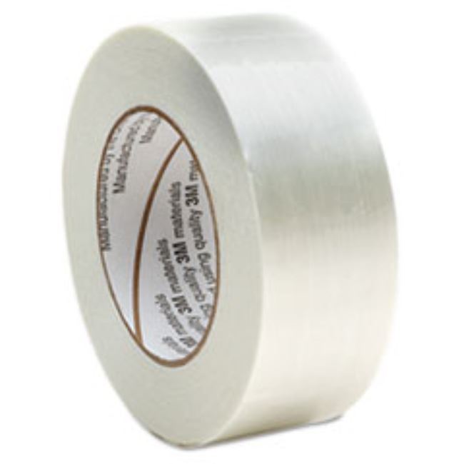 FILAMENT/STRAPPING TAPE, 2" X 60 YDS, WHITE (5 Rolls per pack)