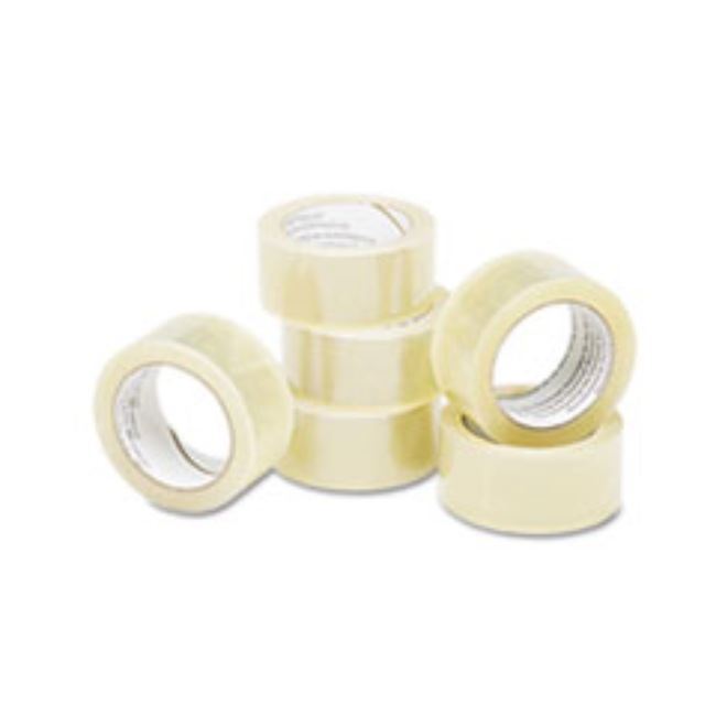 COMMERCIAL PACKAGING TAPE, 2" X 55YDS, 3" CORE, CLEAR, 6CT (5 PER PACK)