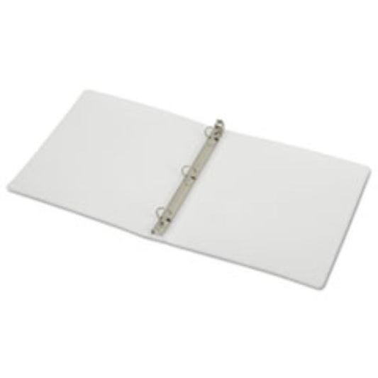 3-RING FLEXIBLE BINDER, 1" CAPACITY, WHITE (10 PACK)