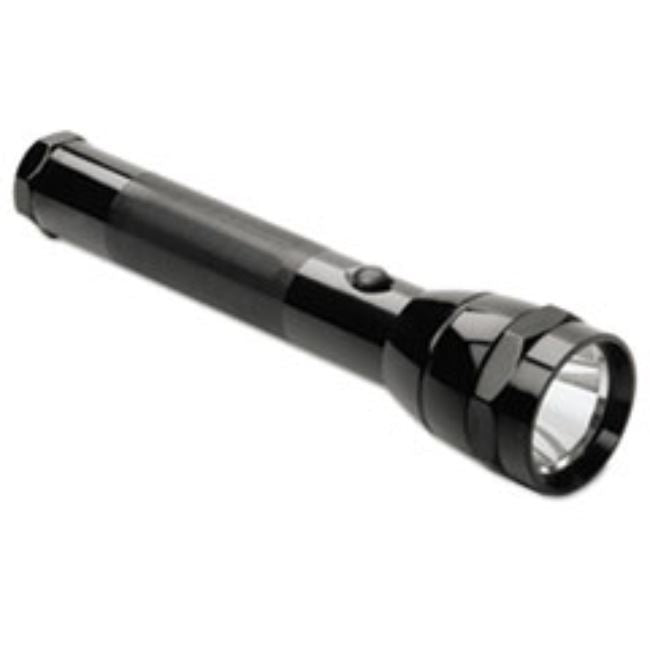 SMITH AND WESSON ALUMINUM FLASHLIGHT, D BATTERIES, BLACK (5 PER PACK)