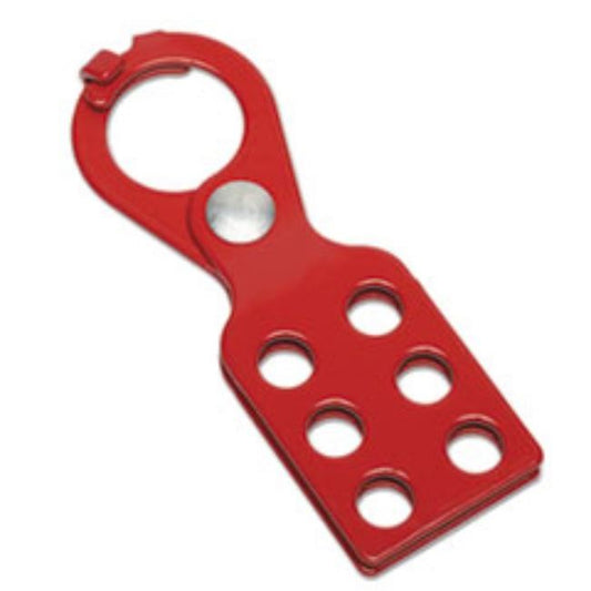 LOCKOUT TAGOUT HASP, STEEL WITH TABS, (5 PER PACK)