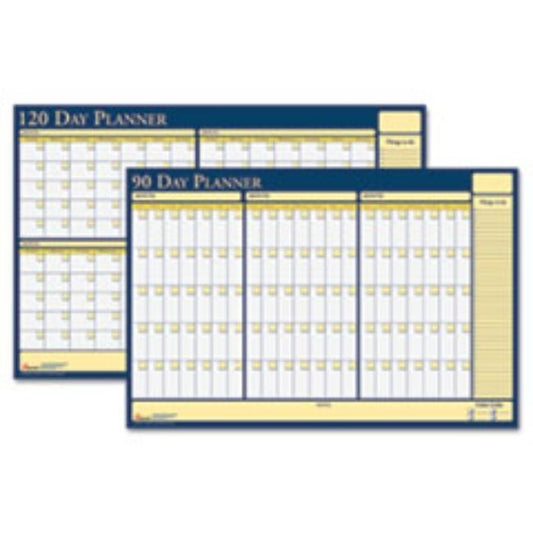 90/120-Day Undated Reversible/erasable Planner, 36 X 24 (5 per pack)