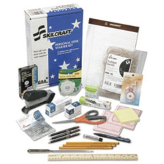 EMPLOYEE START-UP OFFICE KIT, 21 ITEMS-15 REQUIRED JWOD ITEMS, 1 KIT