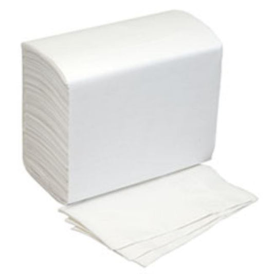 TABLE NAPKIN, DINNER, 2-PLY, WHITE, 3000/BOX.   (1 per pack)